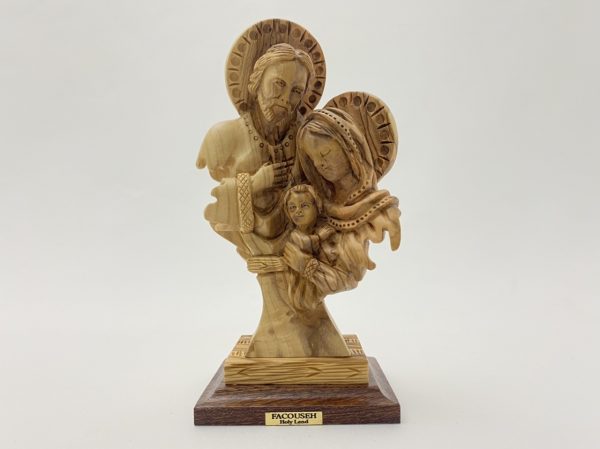 Floating Carving Of Holy Family Statue
