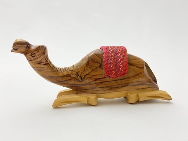Hand carved Camel from olive wood
